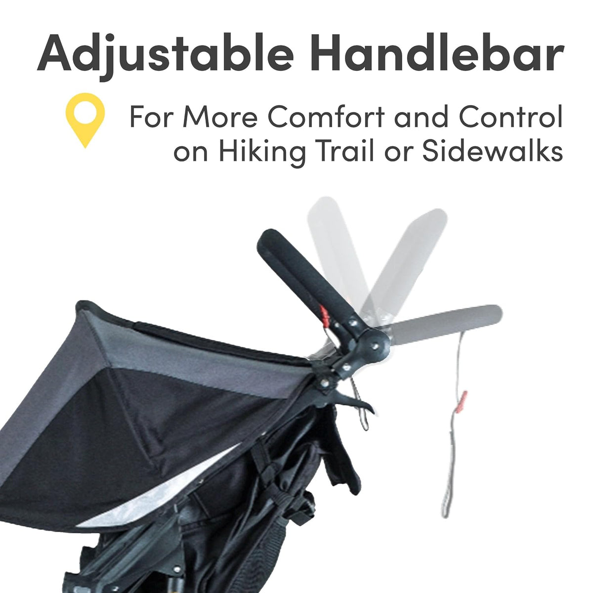 BOB Gear Revolution Flex 3.0 Duallie Jogging Stroller — Graphite Black
