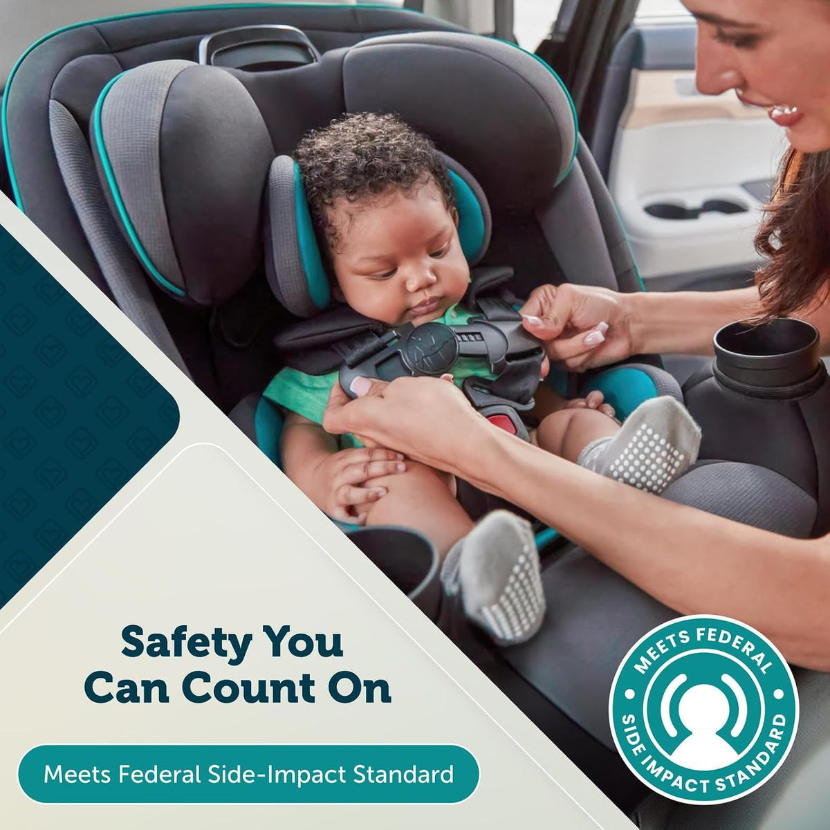 Safety 1st Grow and Go All-in-One Convertible Car Seat, Alaskan Blue