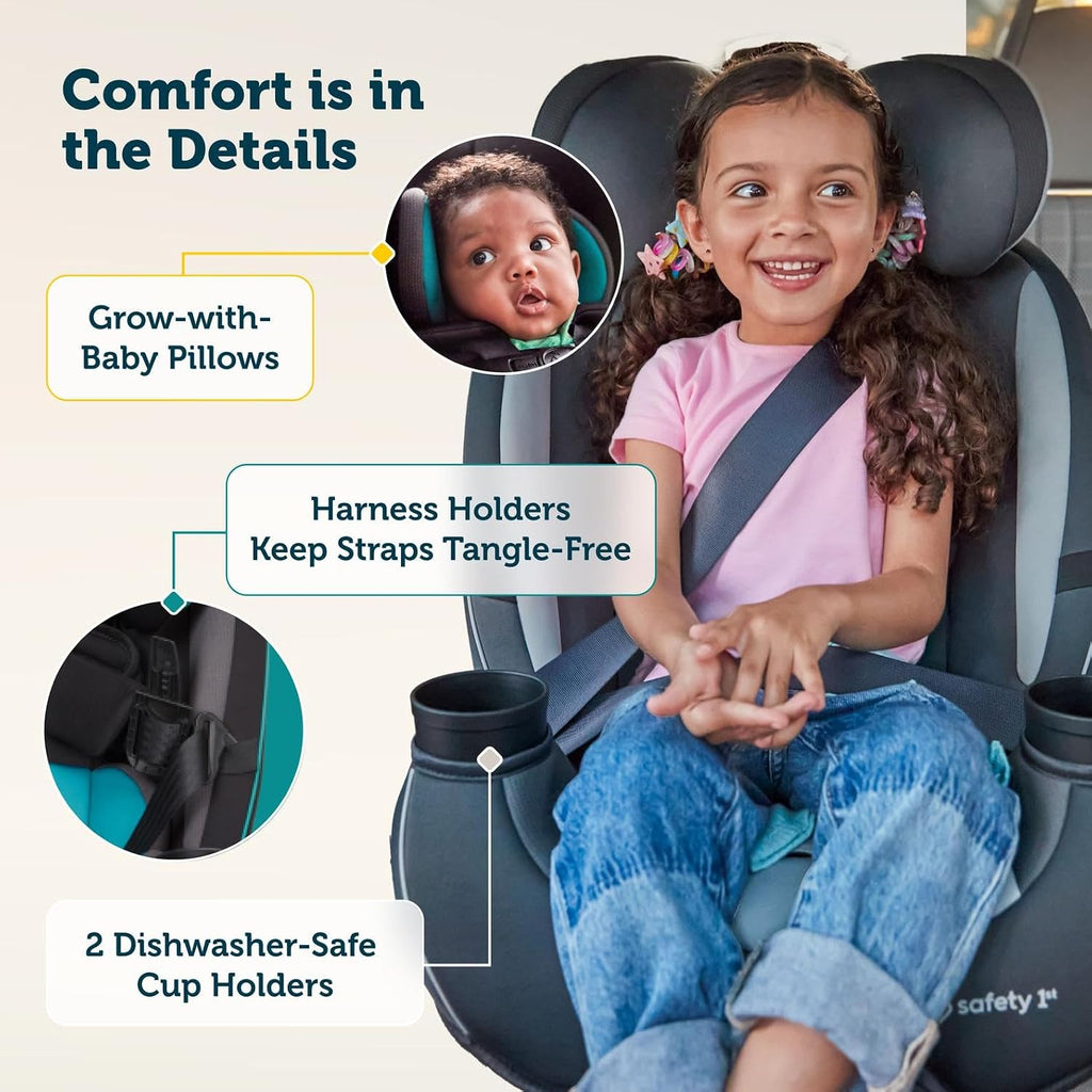 Safety 1st Grow and Go All-in-One Convertible Car Seat, Alaskan Blue
