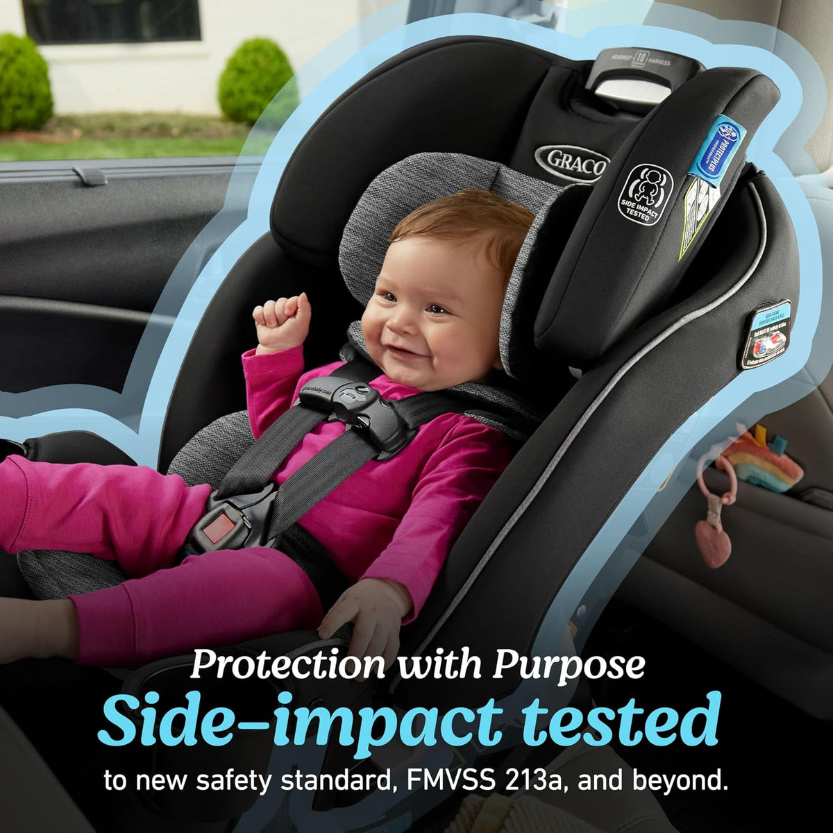 Graco Slimfit 3-in-1 Convertible Car Seat, Jarret