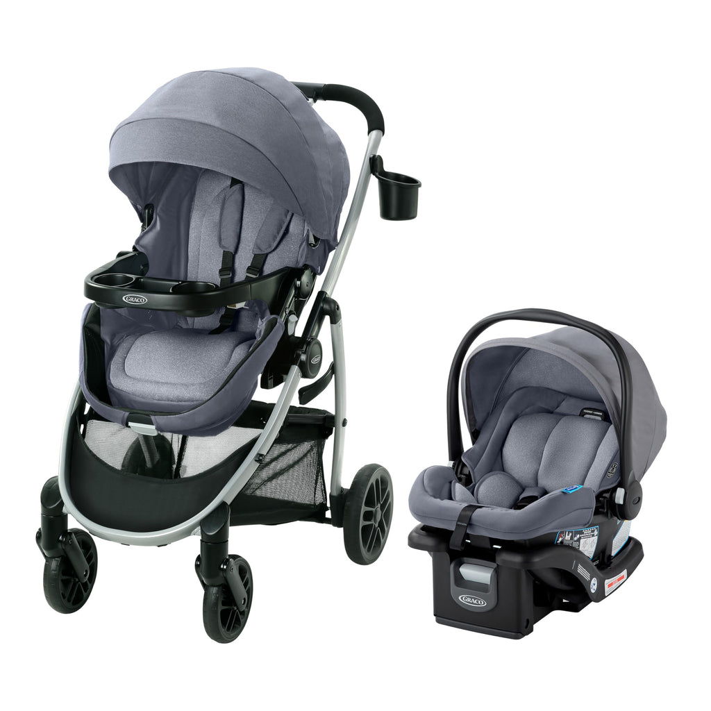 Graco Modes Pramette 3-in-1 Travel System (Stroller & Car Seat), Ellington