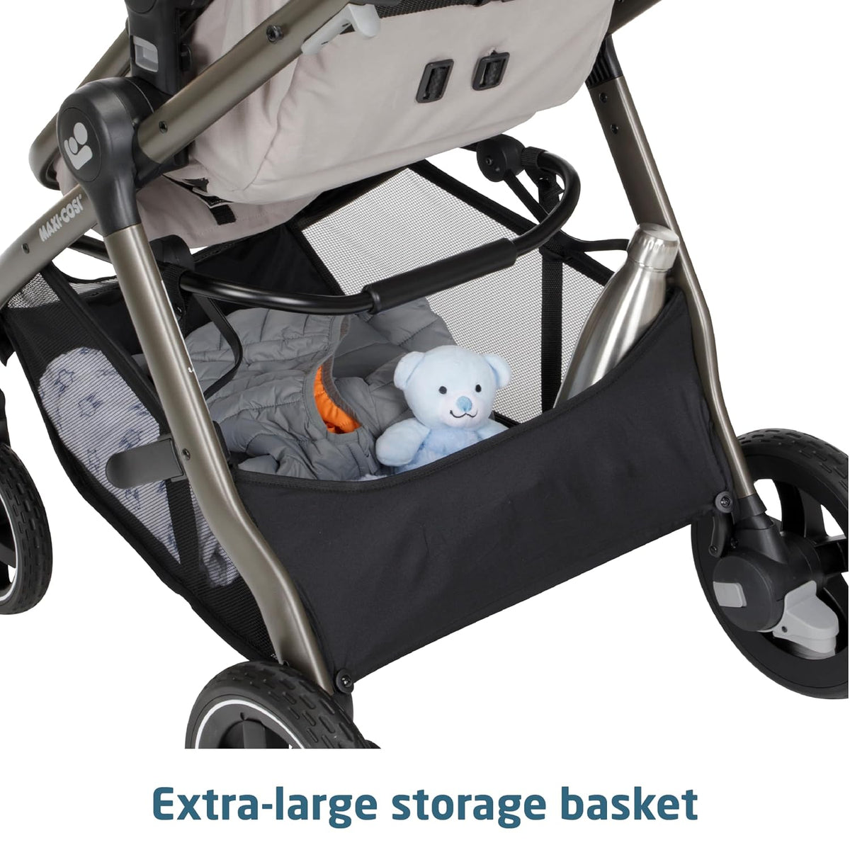 Maxi-Cosi Zelia 2 Luxe 5-in-1 Modular Travel System, New Hope Tan