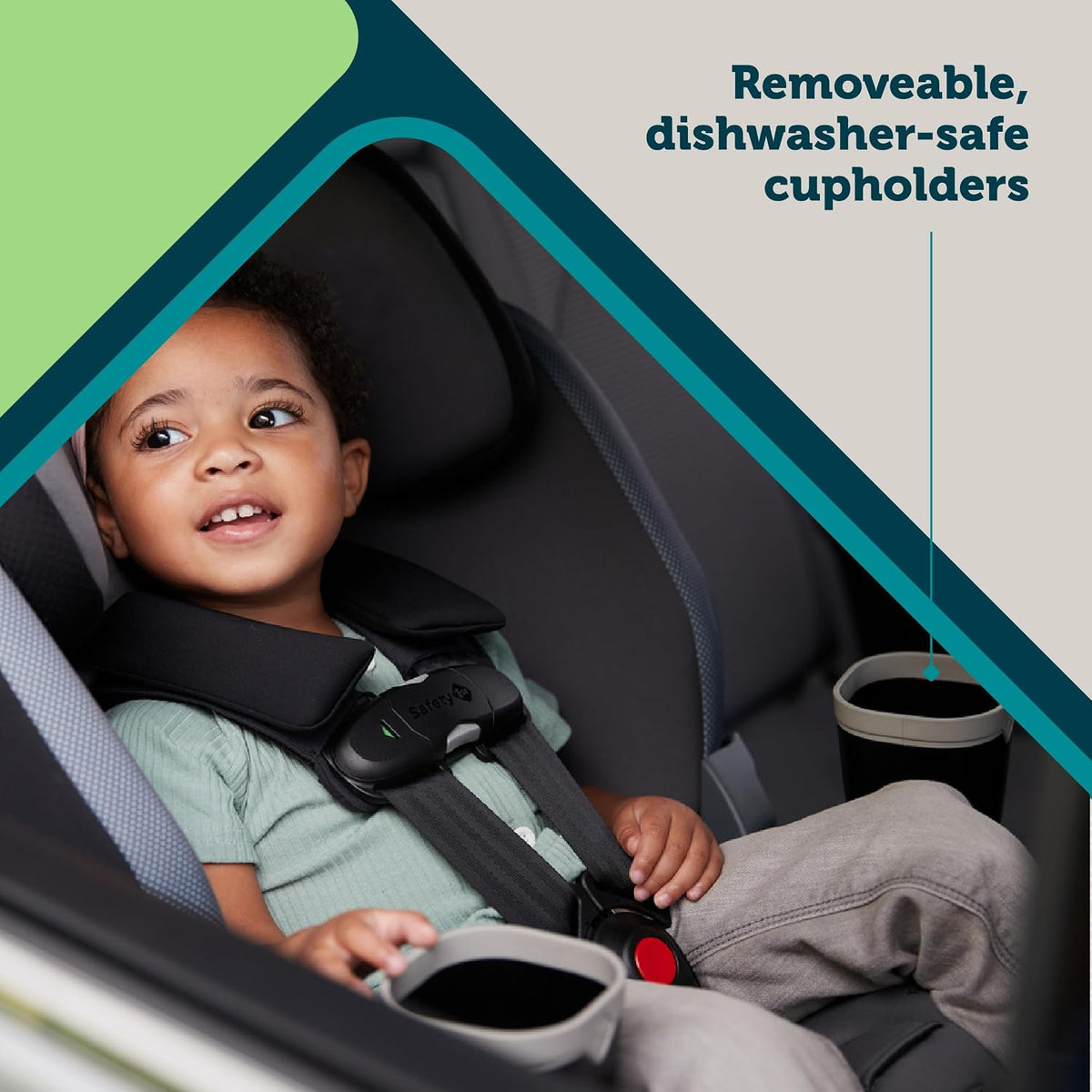 Safety 1st Turn and Go 360 DLX 360 Car Seat, Rotating All-in-One Convertible Car Seat, Stonington